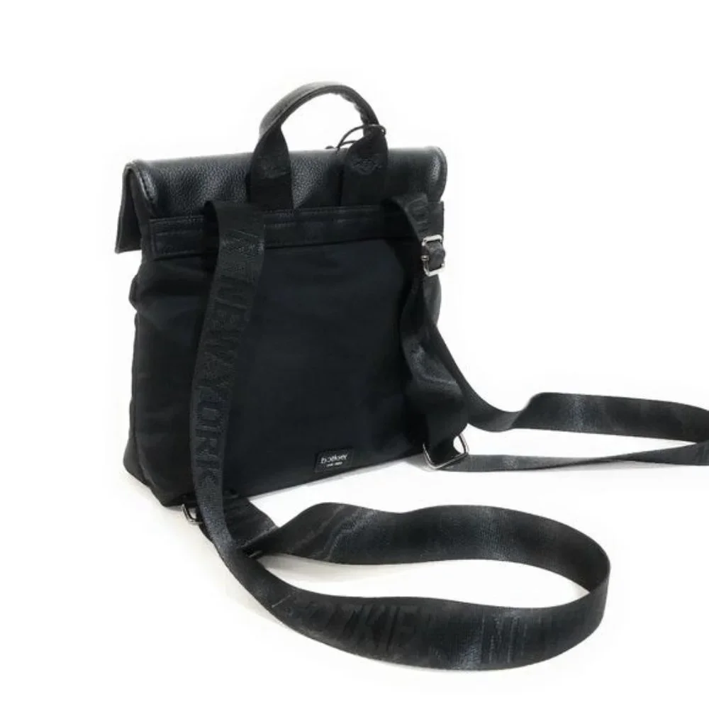 Botkier Trigger Nylon Backpack In Black/Gunmetal